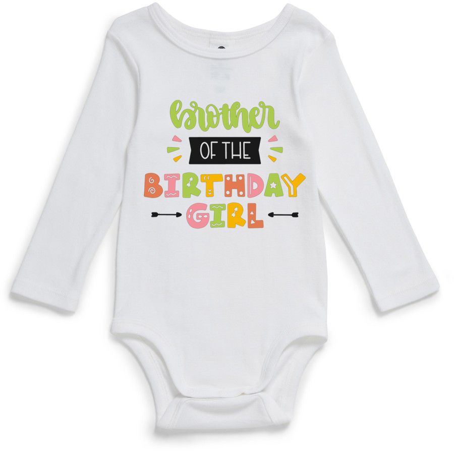 BROTHER OF THE BIRTHDAY GIRL | Baby Bodysuit