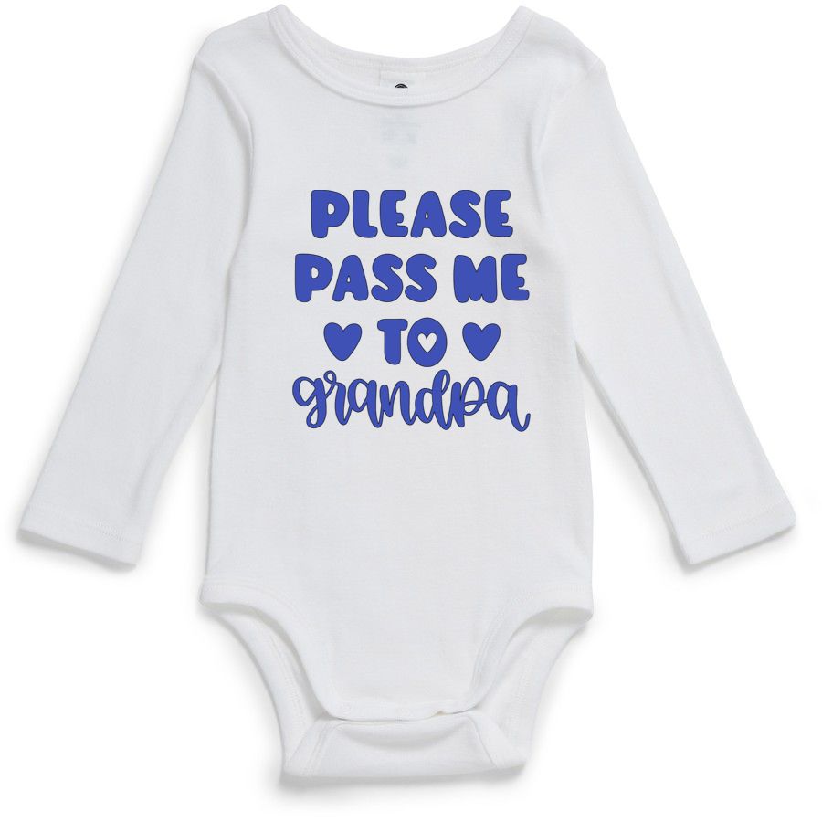 PLEASE PASS ME TO GRANDPA | Baby Bodysuit