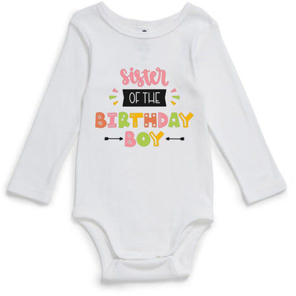 SISTER OF THE BIRTHDAY BOY | Baby Bodysuit